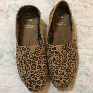 Limited edition National Geographic leopard Toms